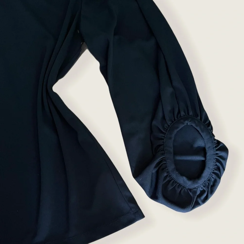 Karl Lagerfeld Balloon Long Sleeve Career Blouse
